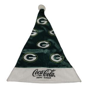 Green Bay Packer Snow Santa Hat Original Game Day Gift